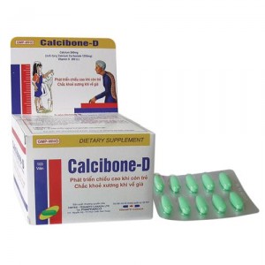 Calcibone -D : Bổ sung canxi hàng ngày