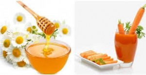 Mật ong và Cà rốt chữa ho