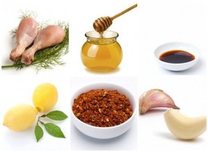 Gà xốt mật ong Gà xốt mật ong